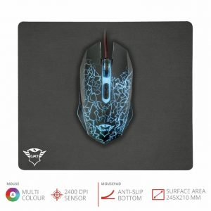 Trust Izza Gaming Mouse & Mouse Pad  Gxt 783