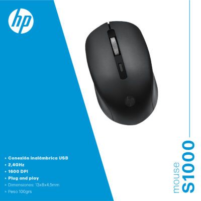 Mouse Inalámbrico HP S1000 - Image 2