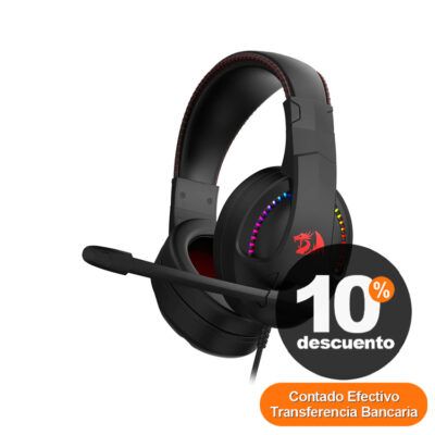 Auriculares Gamer Redragon Cronus H211w-rgb Negros
