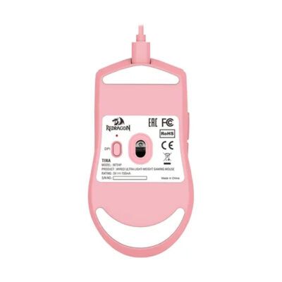 Mouse Redragon Ultralight K1ng M724 1k Hz Rosa Cableado - Image 2