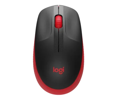 Mouse Logitech M190 Full-Size Wireless Rojo - Image 3