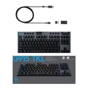 Teclado Logitech G915 Tkl Lightspeed Wireless Rgb