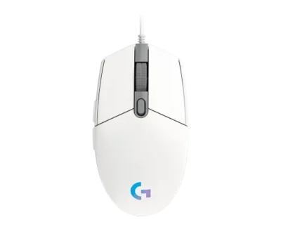 Logitech Mouse G203 Gaming Blanco