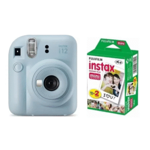 Fuji Instax Mini 12 Azul Pastel + Pack 20 Fotos