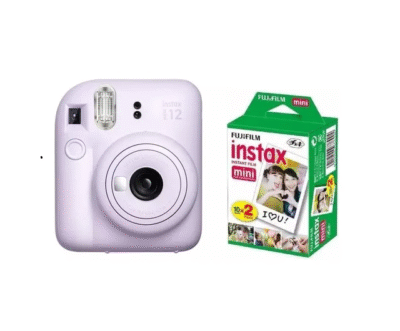 Fuji Instax Mini 12 Lila Púrpura+ Pack 20 Fotos