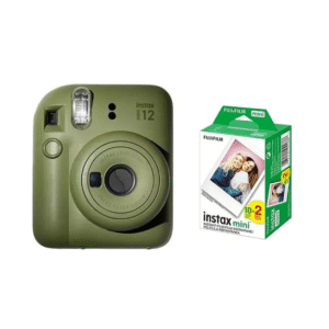 Fuji Instax Mini 12 Oliva + Pack 20 Fotos