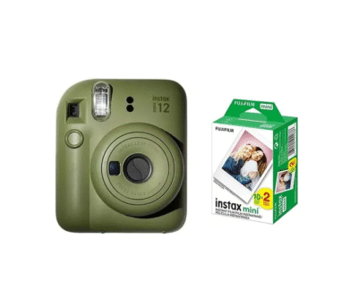 Fuji Instax Mini 12 Oliva + Pack 20 Fotos