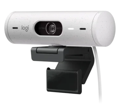 Logitech Webcam Brio 500 Blanco Crudo
