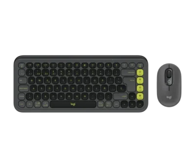 Logitech POP Icon Combo Teclado y Mouse Grafito y Verde - Image 6