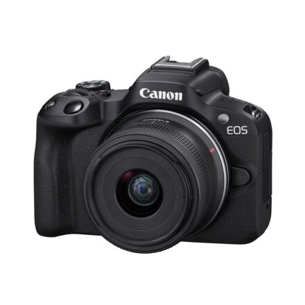 CÁMARA MIRRORLESS  CANON EOS R50 CON LENTE DE 18-45MM