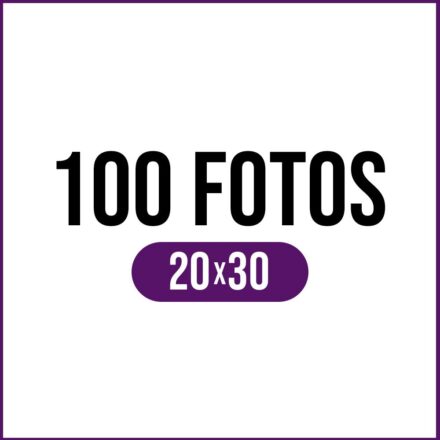 Pack 4: 100 Fotos 20x30