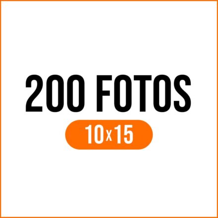 Pack 6: 200 Fotos 10X15