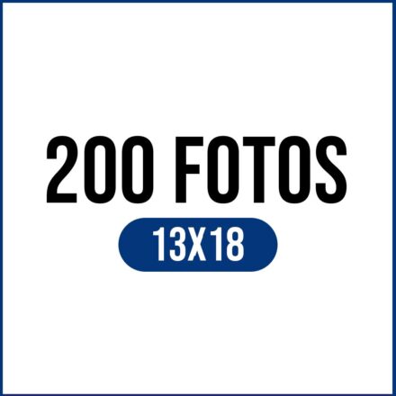 Pack 6: 200 Fotos 13x18
