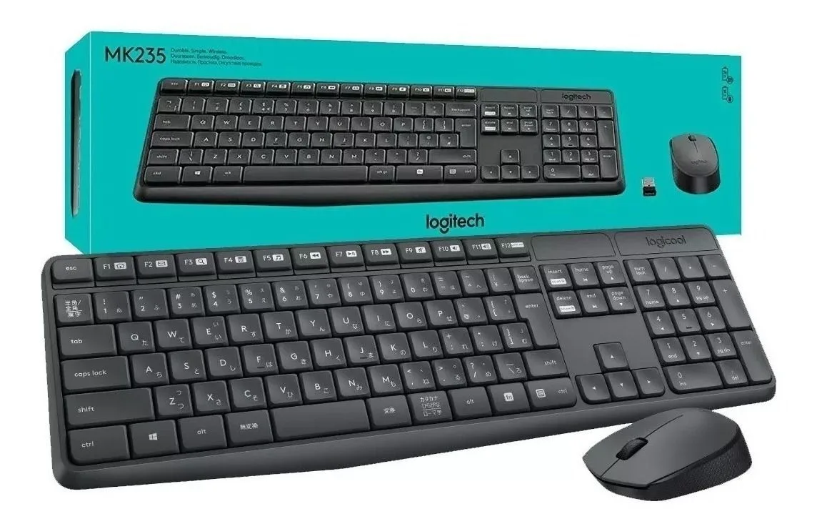 Logitech Combo Teclado + Mouse Mk235 Wireless Inalámbricos - Imagen 4