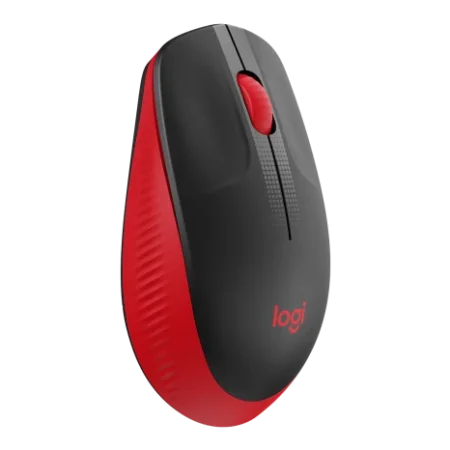 Alternative view of Mouse Logitech M190 Full-Size Wireless Rojo