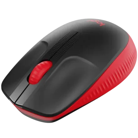 Mouse Logitech M190 Full-Size Wireless Rojo