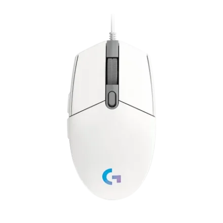 Logitech Mouse G203 Gaming Blanco