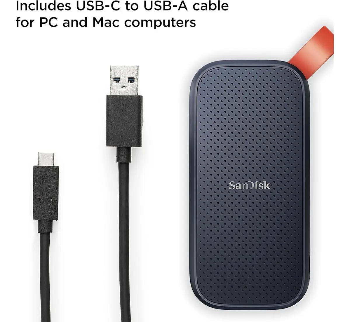 sandisk disco externo portable ssd 2tb – 520 mb/s sandisk disco externo portable ssd 2tb – 520 mb/s
