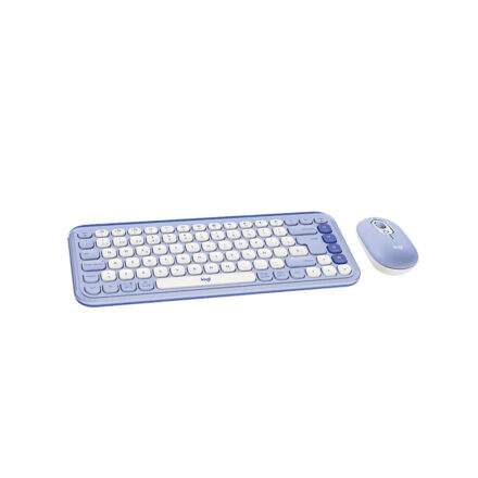 Logitech POP Icon Combo Teclado y Mouse Lila y Blanco Crudo