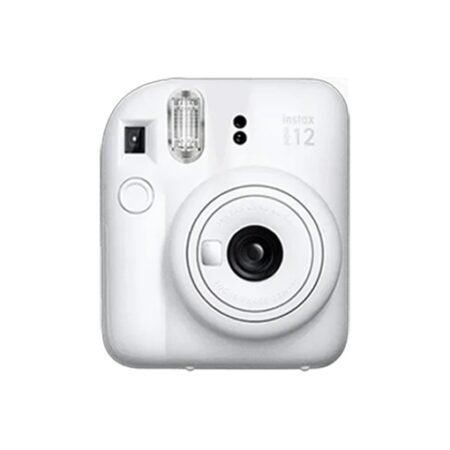 Camara Fujifilm Instax Mini 12 | Blanco Arcilla | Selfie | Exposición automática