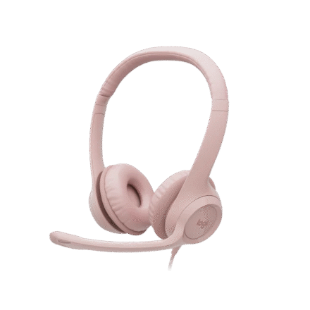 Logitech Headset USB Computer H390 Rosa