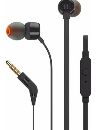 JBL Auricular Tune T110 In Ear Earphones Negro