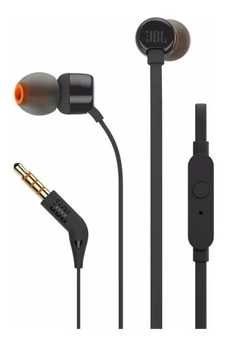 JBL Auricular Tune T110 In Ear Earphones Negro