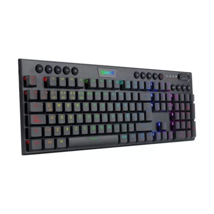 Teclado Gamer Redragon K618 Sp Horus Fs Rgb Switch Rojo