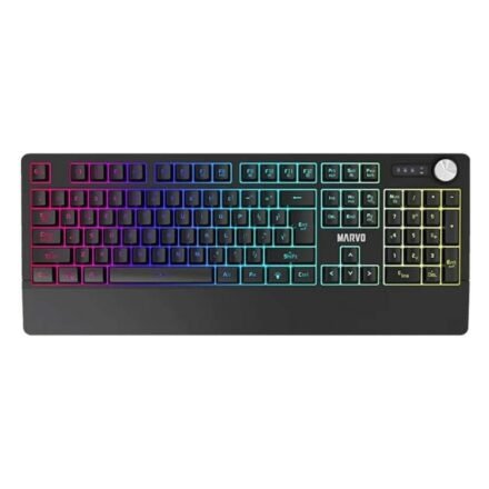Alternative view of Marvo Teclado de Membrana Gaming  K660 - Black
