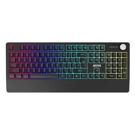 Alternative view of Marvo Teclado de Membrana Gaming  K660 - Black