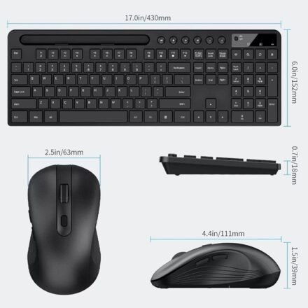 Alternative view of Marvo Combo Gaming Inalámbrico Kc411w Español Mouse y Teclado