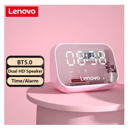 Alternative view of Reloj Parlante Lenovo Speaker Ts13 Bluetooth Alarma Rosa