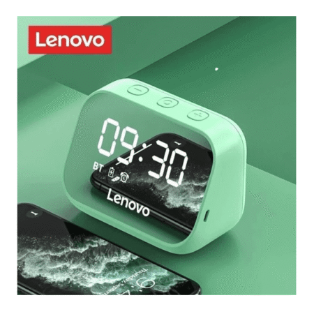 Alternative view of Parlante Reloj | Lenovo | TS13 | Bluetooth Verde Despertador Manos Libres
