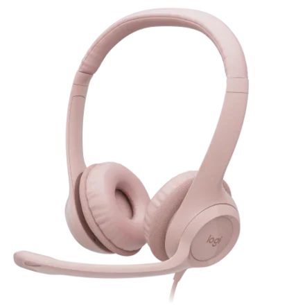 Logitech Headset USB Computer H390 Rosa