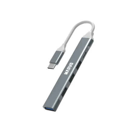 Hub Metal Docking Station Marvo Uh008 Usb-c Multipuerto