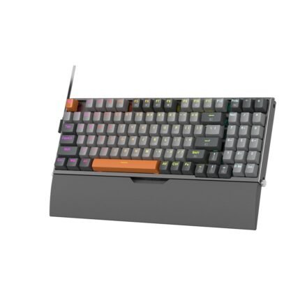 Alternative view of Teclado Redragon Olaf K648GG-RGB Switch Red