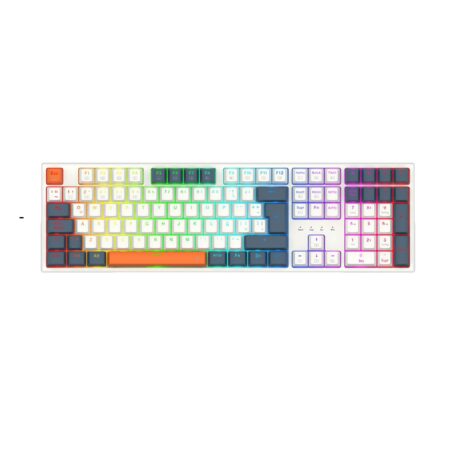 Teclado Redragon Trundle K668WBO-RGB