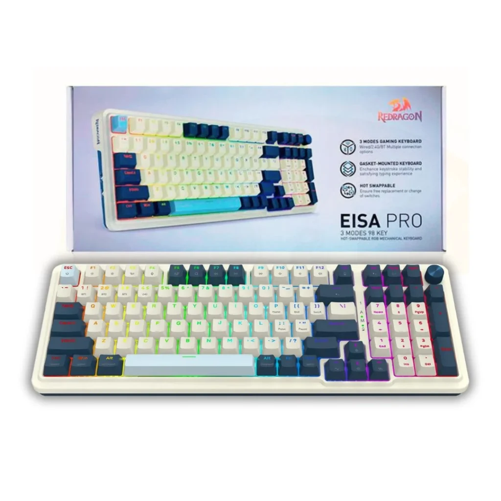 Teclado Mecánico Redragon K686  Eisa Pro Wb