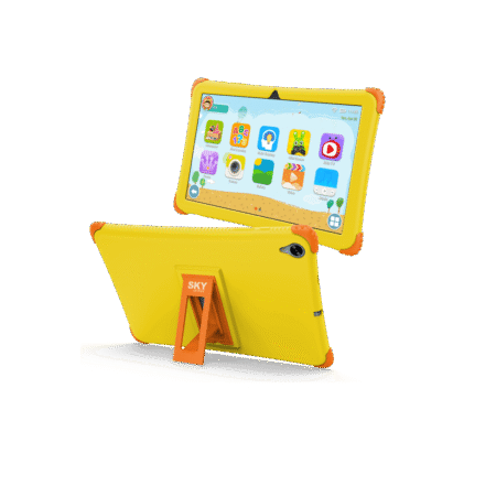 Tablet | Sky | Kids Pro1 | 10.1 Amarillo 4GB 64GB Android WiFi 4G Funda Infantil
