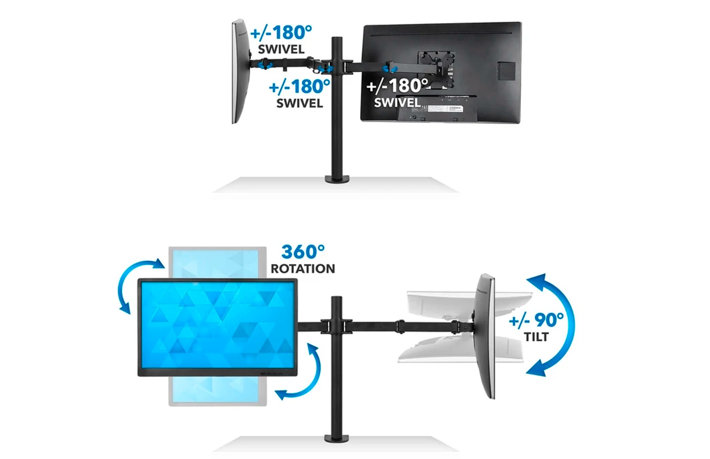soporte dual monitor de mesa estacion de trabajo ergonomica soporte dual monitor de mesa estacion de trabajo ergonomica