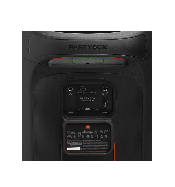Jbl partybox stage 320 connections open 47980 x1
