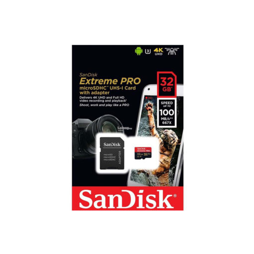 Sandisk tarjeta de memoria 32gb extreme pro