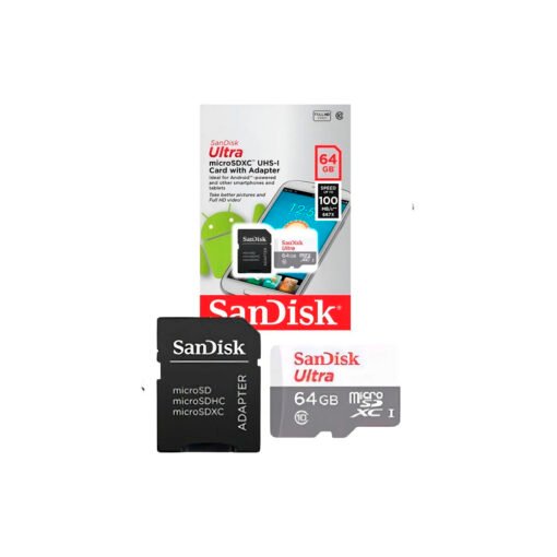 Sandisk tarjeta de memoria 64gb c10