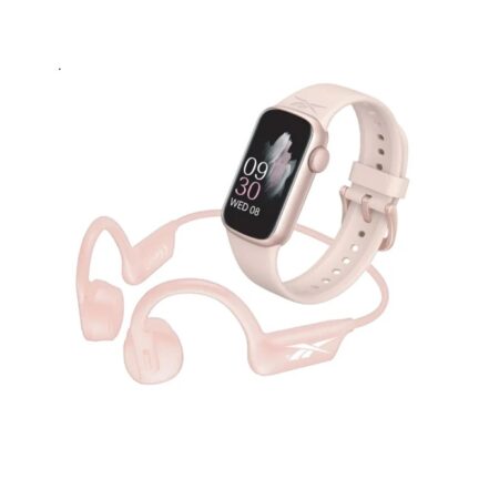 Reloj y Auriculares | Reebok Runner Pack | Smartwatch + TWS | Bluetooth Rosa