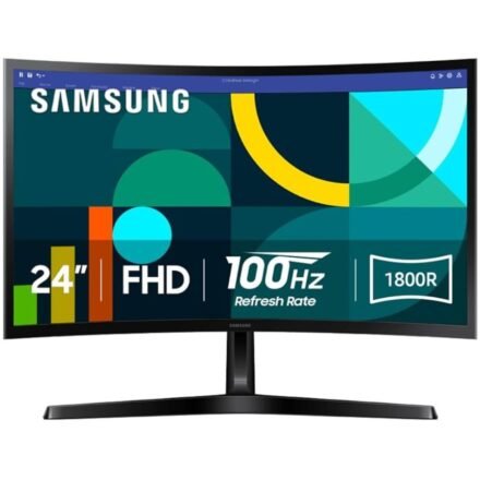 Monitor Samsung LS24D366GALX | 24″ Curvo FHD | 100Hz | Panel VA