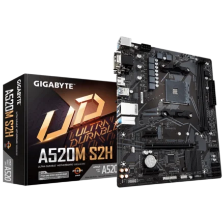 Motherboard | GIGABYTE | A520M S2H | AM4 DDR4 M.2 Micro ATX