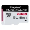 Tarjeta de Memoria KINGSTON High Endurance MicroSDXC 64GB UHS-I U1 V10 A1 95MB/s