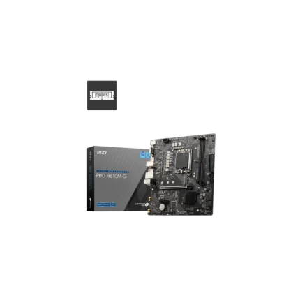 Placa madre | MSI | PRO H610M-G DDR5 | LGA 1700, H610, Micro ATX Placa madre | MSI | PRO H610M-G DDR5 | LGA 1700, H610, Micro ATX
