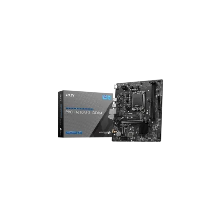 Motherboard MSI PRO H610M-S LGA1700 DDR4 Motherboard MSI PRO H610M-S LGA1700 DDR4