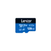 Tarjeta microSDXC Lexar  633x 128GB UHS-I C10 con adaptador